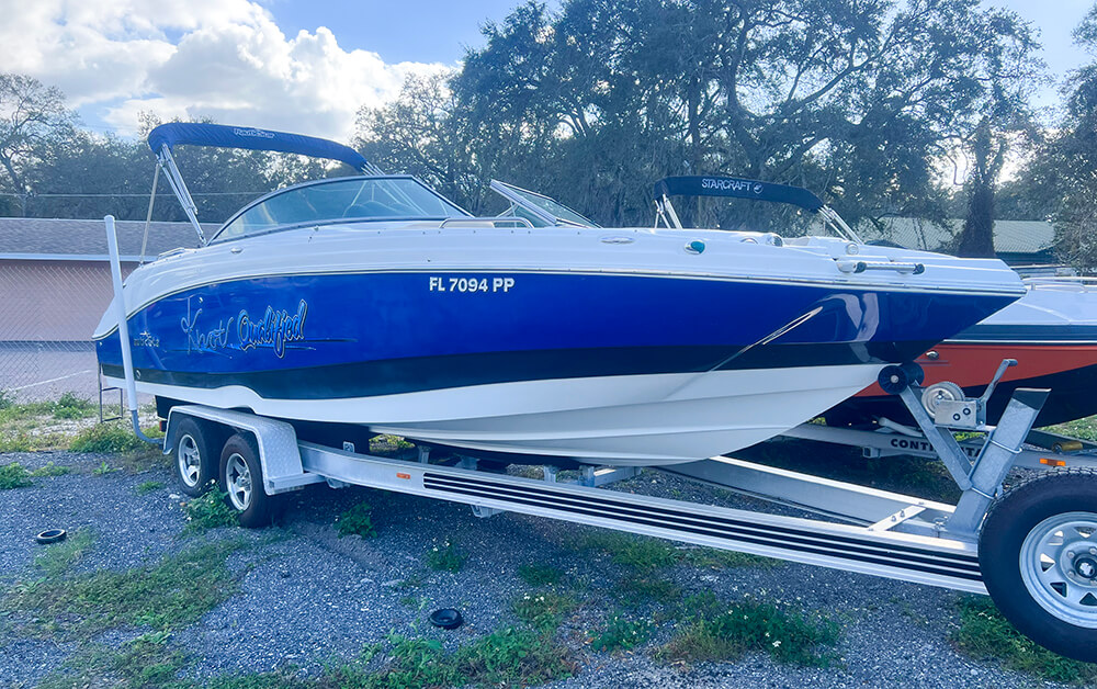 An image of Boat #22 - 24' NAUTICSTAR from Anchors Away Boat Rentals