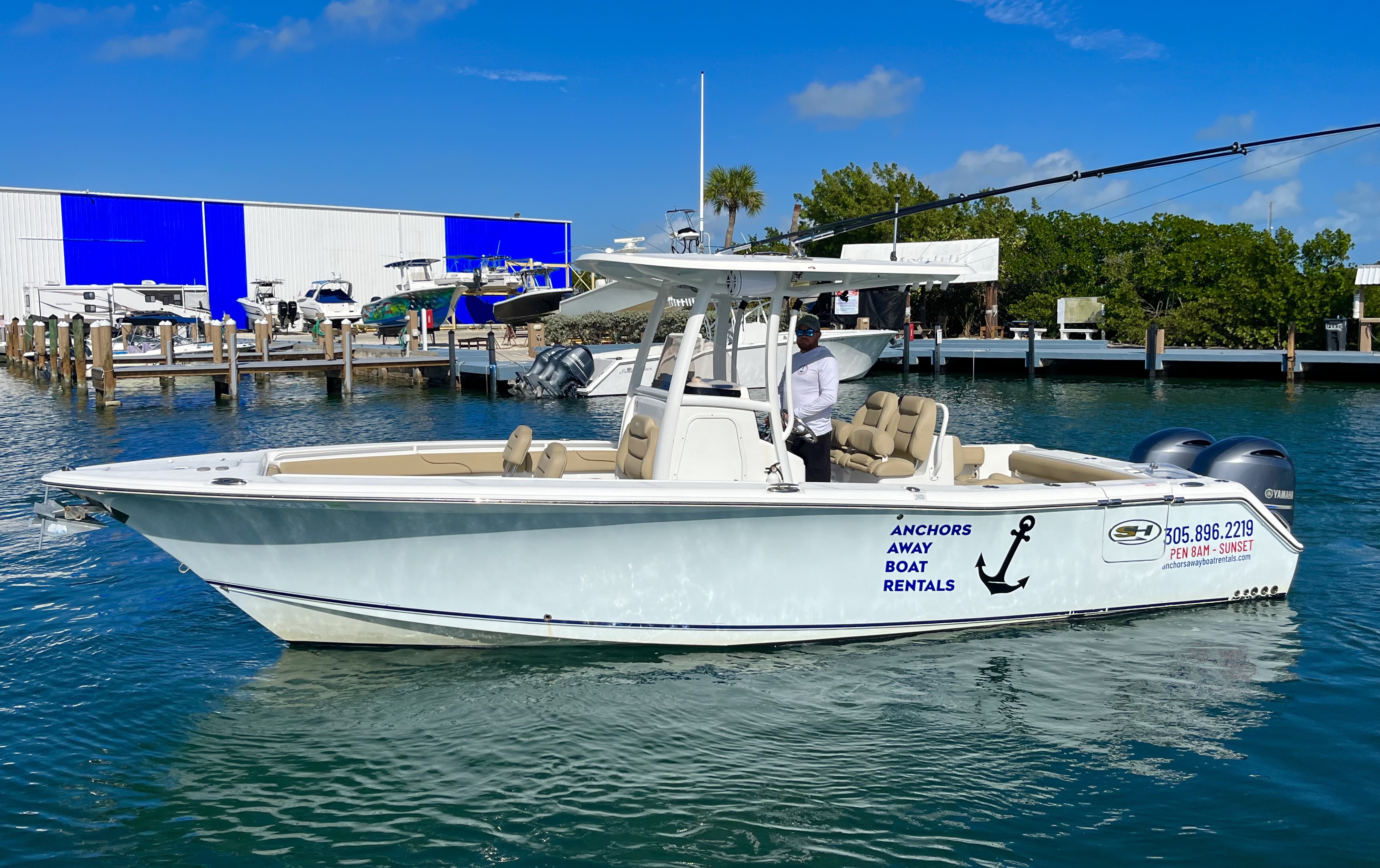 An image of Boat #25 - 27.5’ SEA HUNT GAMEFISH from Anchors Away Boat Rentals