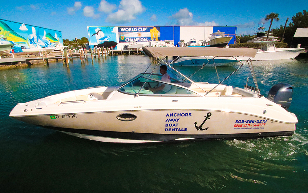 An image of Boat #21 - 24' NAUTICSTAR from Anchors Away Boat Rentals